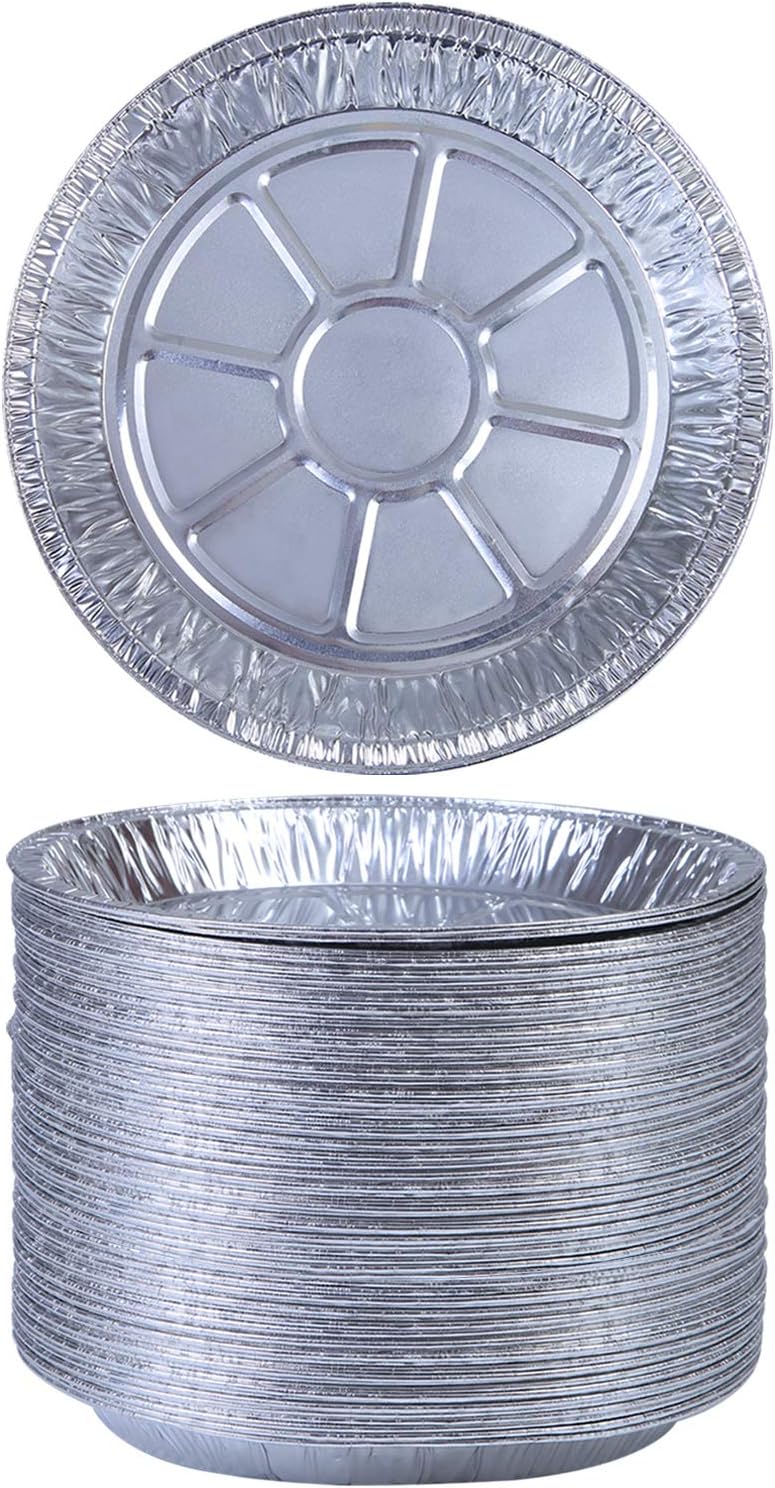 Aneco 40 Pieces 9 Inches Pie Pans Disposable Aluminum Foil Pie Plates