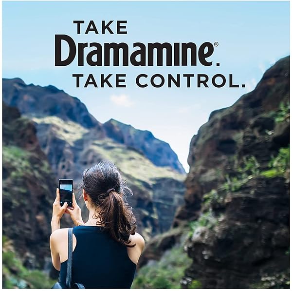DRAMAMINE ALL DAY LESS DROWSY, MOTION SICKNESS RELIEF, 8 COUNT, 3 PACK