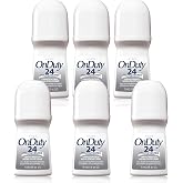 Avon On Duty 24 Hours Unscented Roll-On Anti-Perspirant Deodorant - 6 Pack