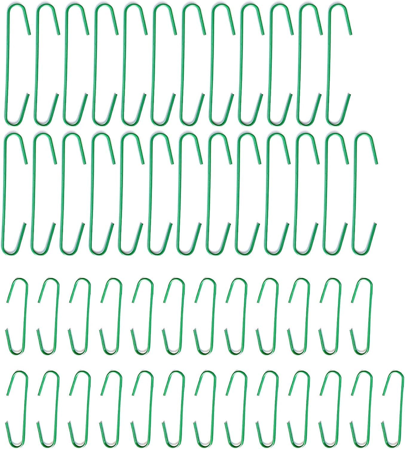Ornament Hooks - JANEMO 80Pcs Ornament Hook,1.37Inch 50 PCS and 2.5 Inch 30 PCS Christmas Hooks for Ornament,Use for Christmas Party Decoration Hanging(Green)