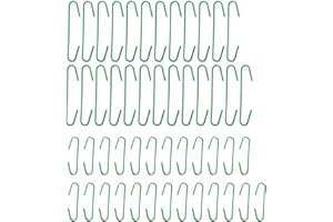 JANEMO 80Pcs Ornament Hook,1.37Inch 50 PCS and 2.5 Inch 30 PCS Christmas Hooks for Ornament,Use for Christmas Party Decoration Hanging (Green)