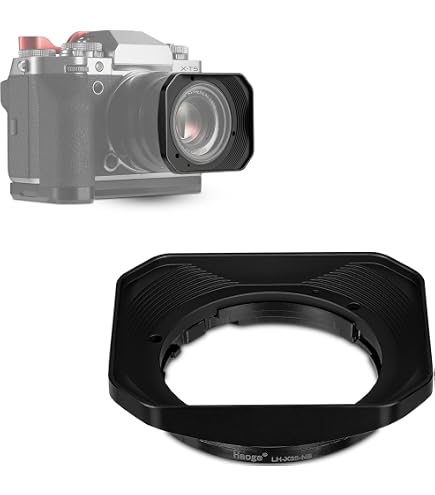 Amazon.com : JJC LH-JXF35SII Black Metal Square Bayonet Lens Hood