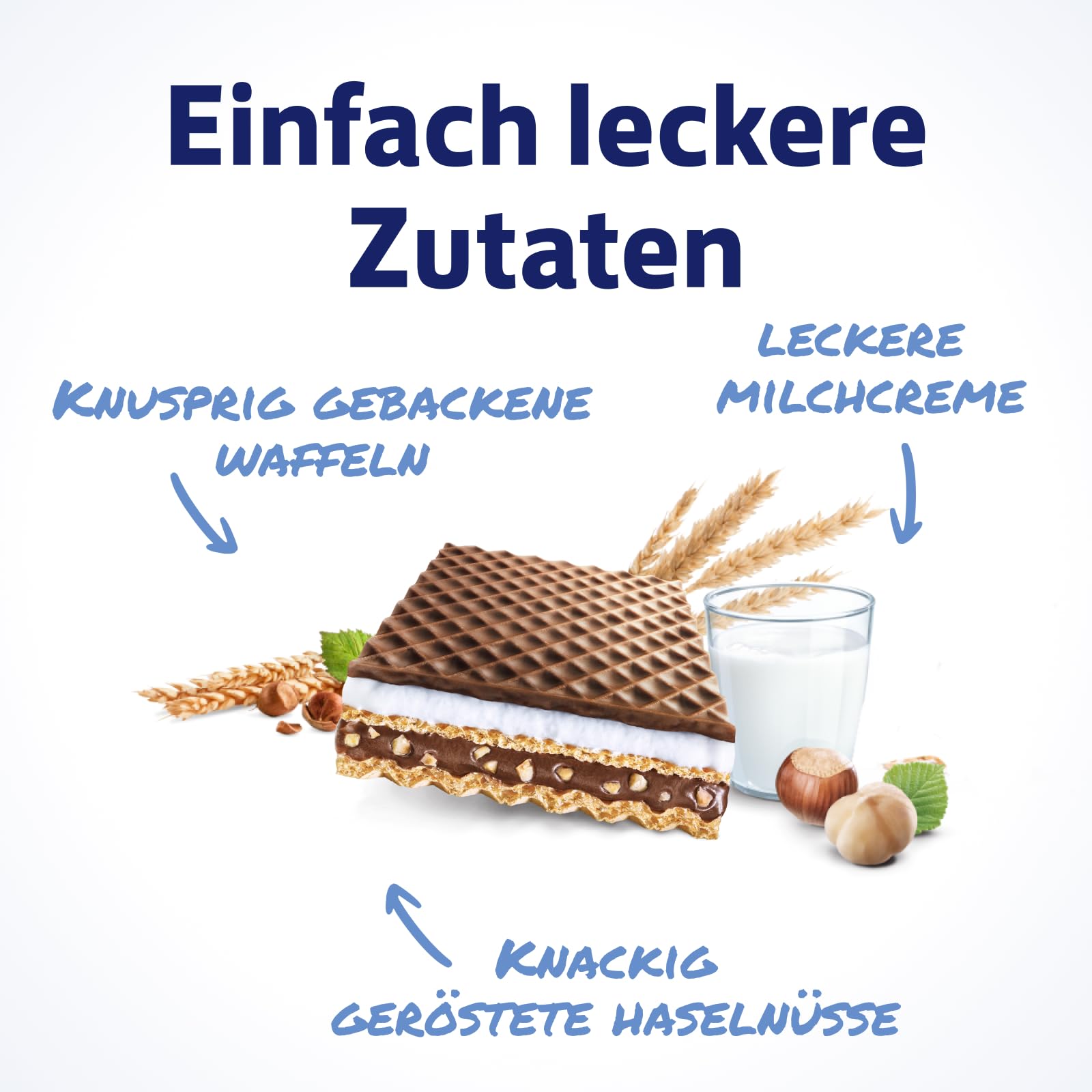 Knoppers – 24 x 25 g – Gefüllte Waffelschnitten mit Milch- und Nougatcreme, Haselnüssen und Kakao 4