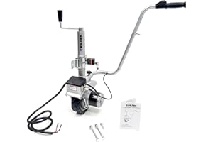 Biltek Trailer Mover 350W 12V Electric Trailer Jack Mini Mover Trailer Jockey Wheel Max Vehicle Load 2500Lbs Utility Trailer 