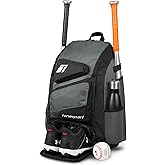 Tonesport Baseball Bag - Backpack for Baseball, Softball, Tball - Adults & Youth Bat Bag