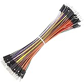 Bestlus Exclusives Steckplatinen-Überbrückungskabel, 20 AWG, Stecker auf Stecker, Stecker, 15 cm, 10 Farben, 120 Stück, quadr