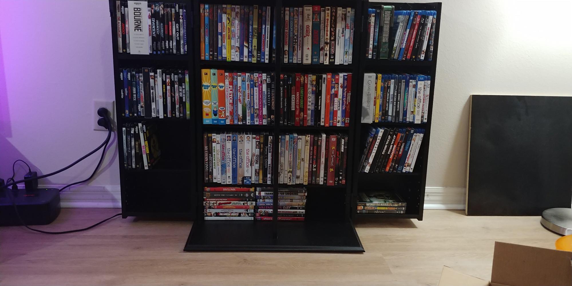 29/mo Finance Prepac Locking Media Storage with Shaker Doors