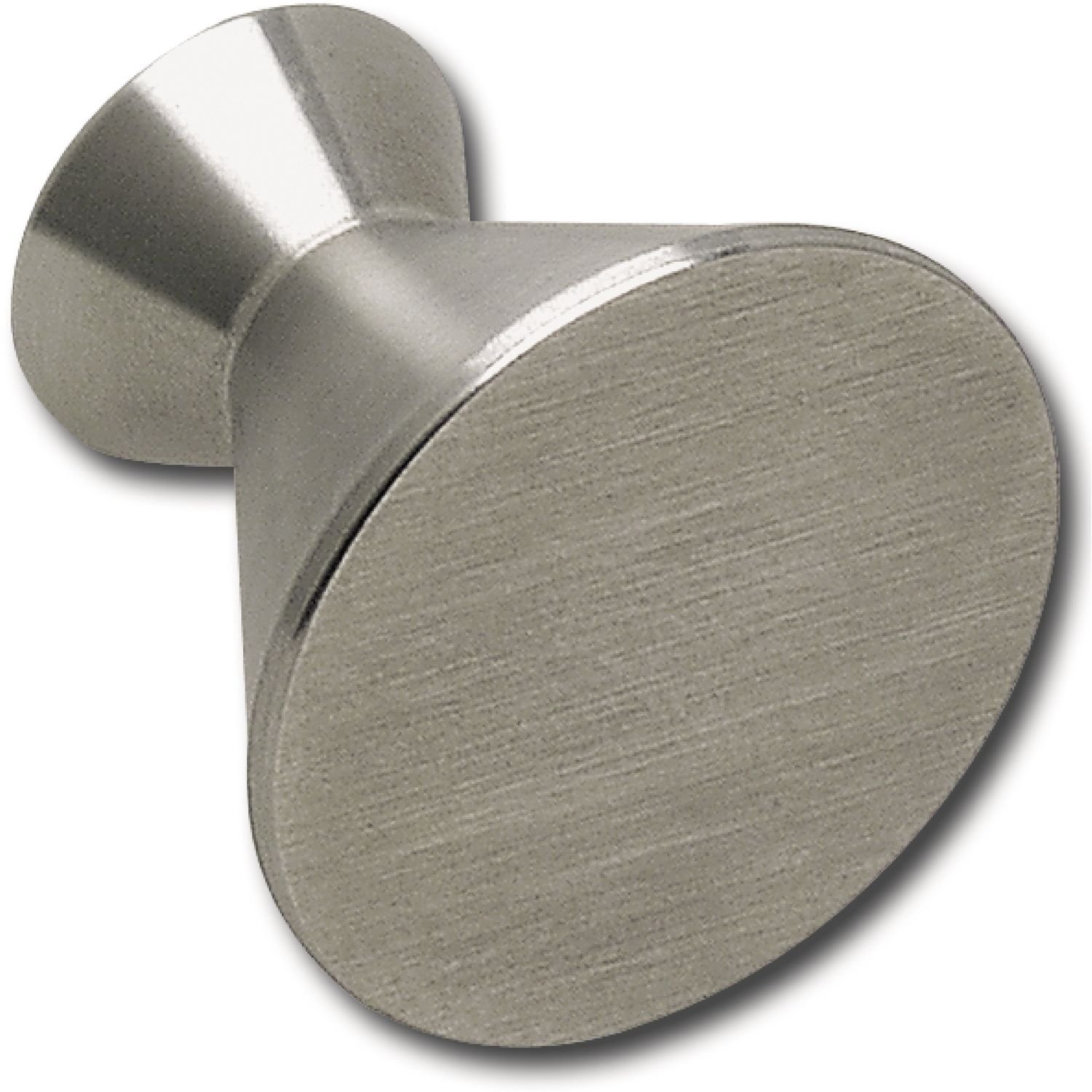 Technik Team MK.20528.20 Sargas Cylindrical Furniture Knob Diameter 28 mm Depth 25 mm Brushed Stainless Steel Silver