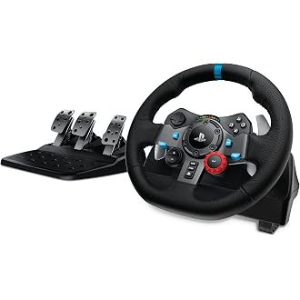 Logitech G G29 SE Driving Force Racing Steering Wheel and Pedals, Force Feedback, Genuine Leather Driving Force Shifter - for PS5, PS4 and PC, Mac - Black - View 4