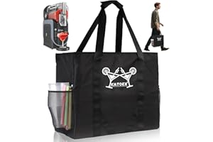 KATOEX Travel Party Tote for Ninja Slushi Machine Carrying Bag with Zipper, Portable Slushie Travel Bag with Handle, Frozen Drink Maker Storage Bag for Ninja FS300 series/FS299/INOVIVA Slushie Carrying Case