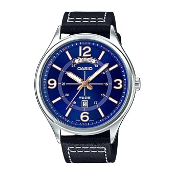 casio enticer blue dial