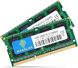 Rasalas 8GB RAM Kit 2x4GB DDR3-1333 SODIMM for MacBook Pro iMac Mini Intel AMD