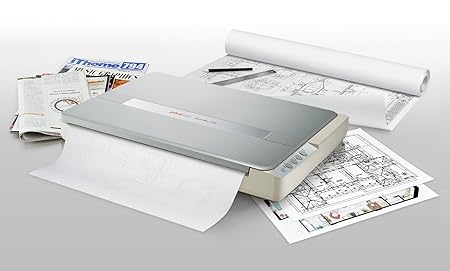Plustek A3-Flachbettscanner OS1180, für A3-Grafiken und Dokumente Design für Büchereien, Schulen und kleine Büros. Benötigt c
