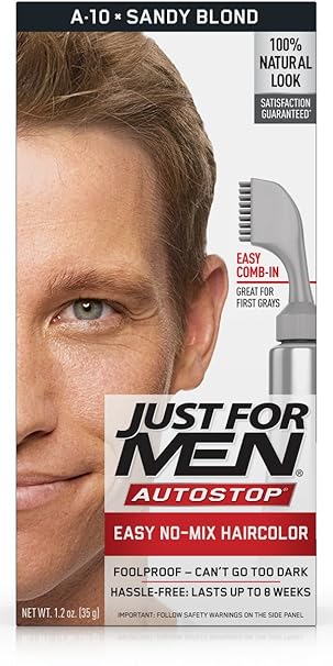 Amazon Com Just For Men Autostop Men S Hair Color Sandy Blond