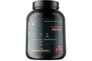 ProteinCo | Premium Weight Gainer | 17g protein | Creatine & Glutamine | Muscle Mass | 7 Lbs (Decadent Chocolate)