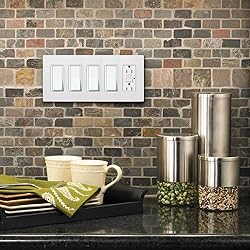 Lutron Claro 5 Gang Decorator/Rocker