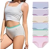 MEIDAYAI Womens High Waisted Tummy Control Underwear Full Coverage Comfort Briefs Moisture-Wicking Seamless Panties MultiPack