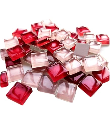 1.2cm Square Ceramic Mosaic Tiles For DIY Crafts – 330 Pieces, 500g Bag, Perfect For Home Decor Projects