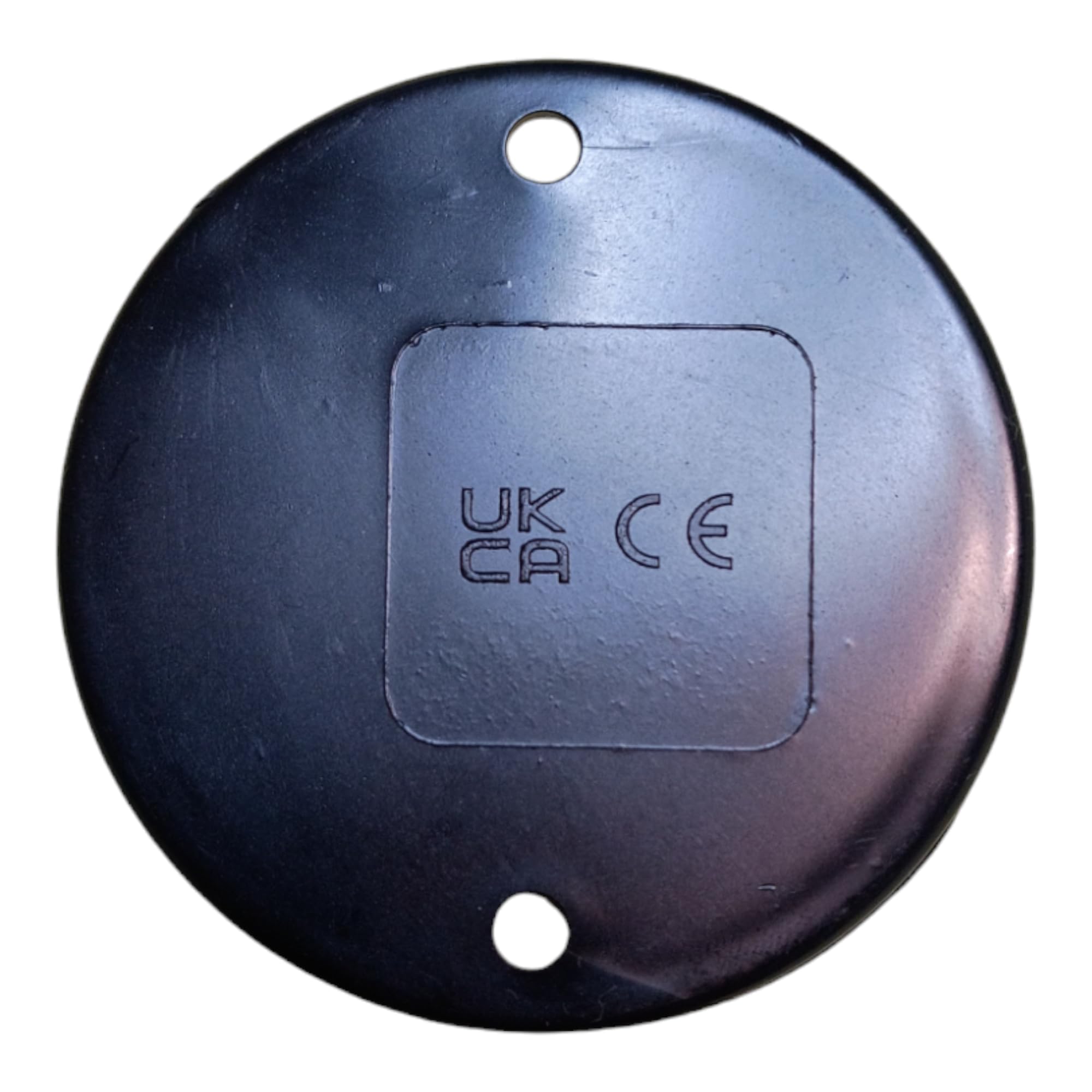 Black PVC Round Circular Box Lids - 65mm Dia - Fits 20mm & 25mm Conduit Boxes (Pack of 10)
