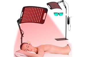 LEDINO Red Light Therapy for Body face-660nm 850nm Infrared Light Therapy Device 3 in 1 Led Beads,360° Adjustable Head, Home Use,Gift idea for Mom Women Wife Sister Girlfriend