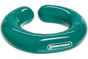 Bel-Art “C”-Shape Open 1.0lb Lead Ring Flask Weight with Vikem Vinyl Coating; for 250-1000ml Flasks (F18308-1000)