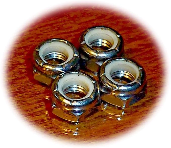 Nut & Bolt Skateboard Wheel Axle Nuts Stainless Steel