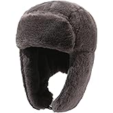 LEISUREWEEK Trapper Hat Warm Winter Hats for Men Women Ushanka Trooper Hat with Earflaps Hunting Hat