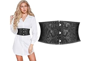 SUOSDEY Corset Belt for Women, Wide Waistband for Dress Cosplay Tie Waspie