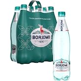 BORJOMI Sparkling Mineral Water with Natural Minerals - Crisp and Bold Taste - PET Bottles - 25.3 oz, Bottled Water 6 Pack