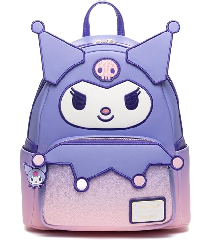 Sanrio x Loungefly Kuromi Tokyo Speed Mini Backpack - Lavender Pink EXCLUSIVE RESTOCK: Loungefly Sanrio Kuromi Tokyo Speed Racer  main image 4