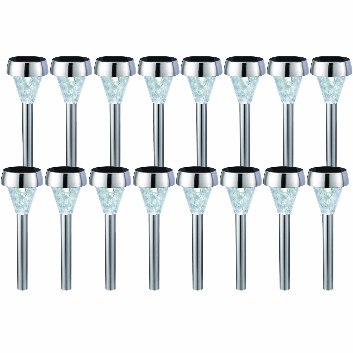 (16 Pack) Westinghouse Trojan Solar Garden Pathway Lights