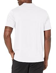 PGA TOUR mens Pique Short Sleeve Polo With New