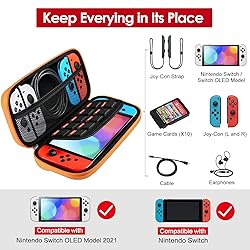 ivoler Carrying Case for Nintendo Switch and NEW