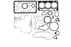 Eoiou Full Set of Gasket Kit 1G823-99350 Fits for Kubota D902 Engine RTV900 RTV900G RTV900R RTV900T RTV900W Utility Vehicle KX41-3 Excavator BX24 BX25 Tractor