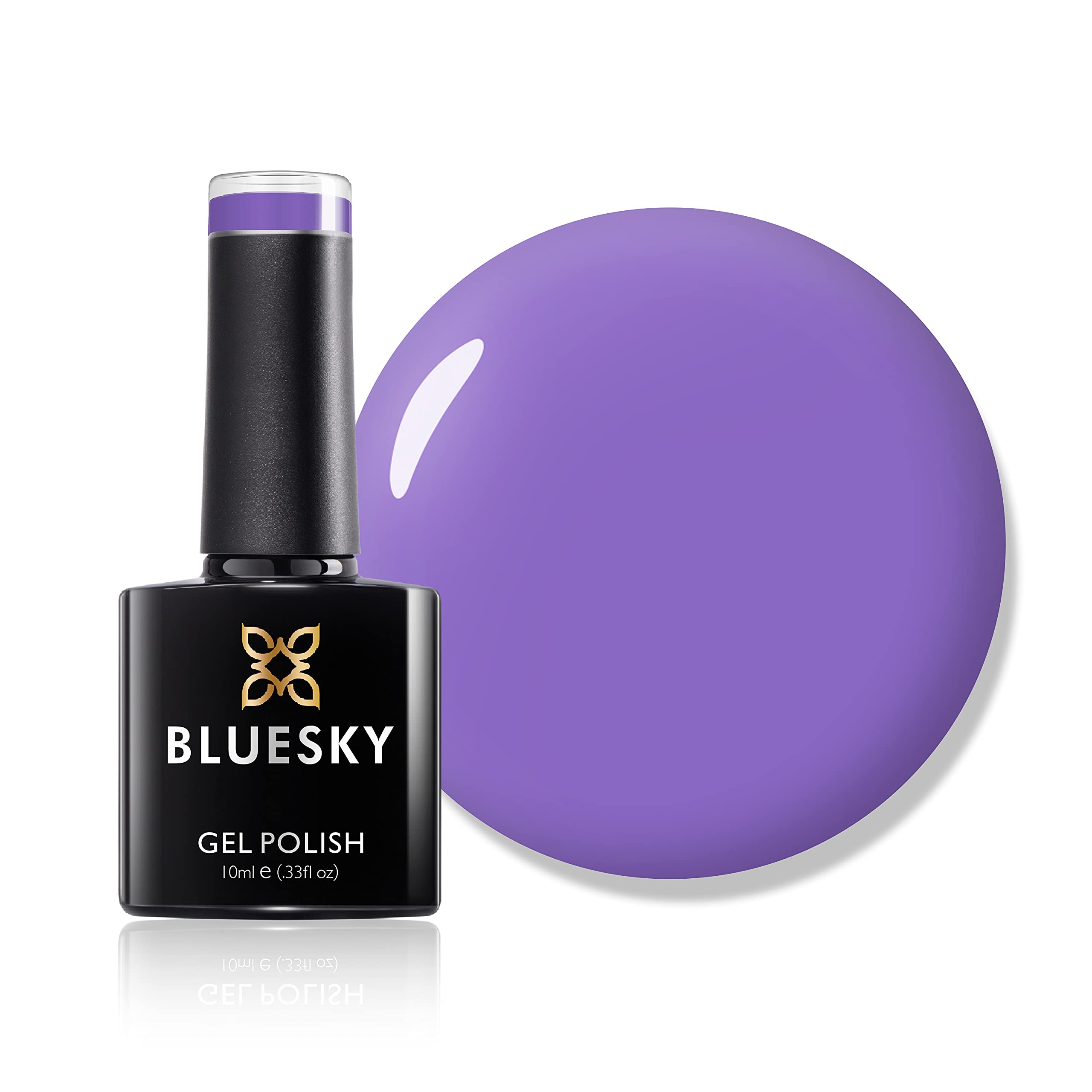 Bluesky Gel Nail Polish, Lilac Longing 80548, Purple, 10 ml Long Lasting, Chip Resistant, 10 ml (Requires Drying Under UV LED Lamp)