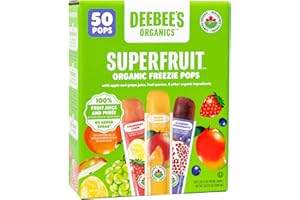 DeeBee's Organics SuperFruit Freezie Pops, No Added Sugars, No Artificial Flavors or Colors (Classic)