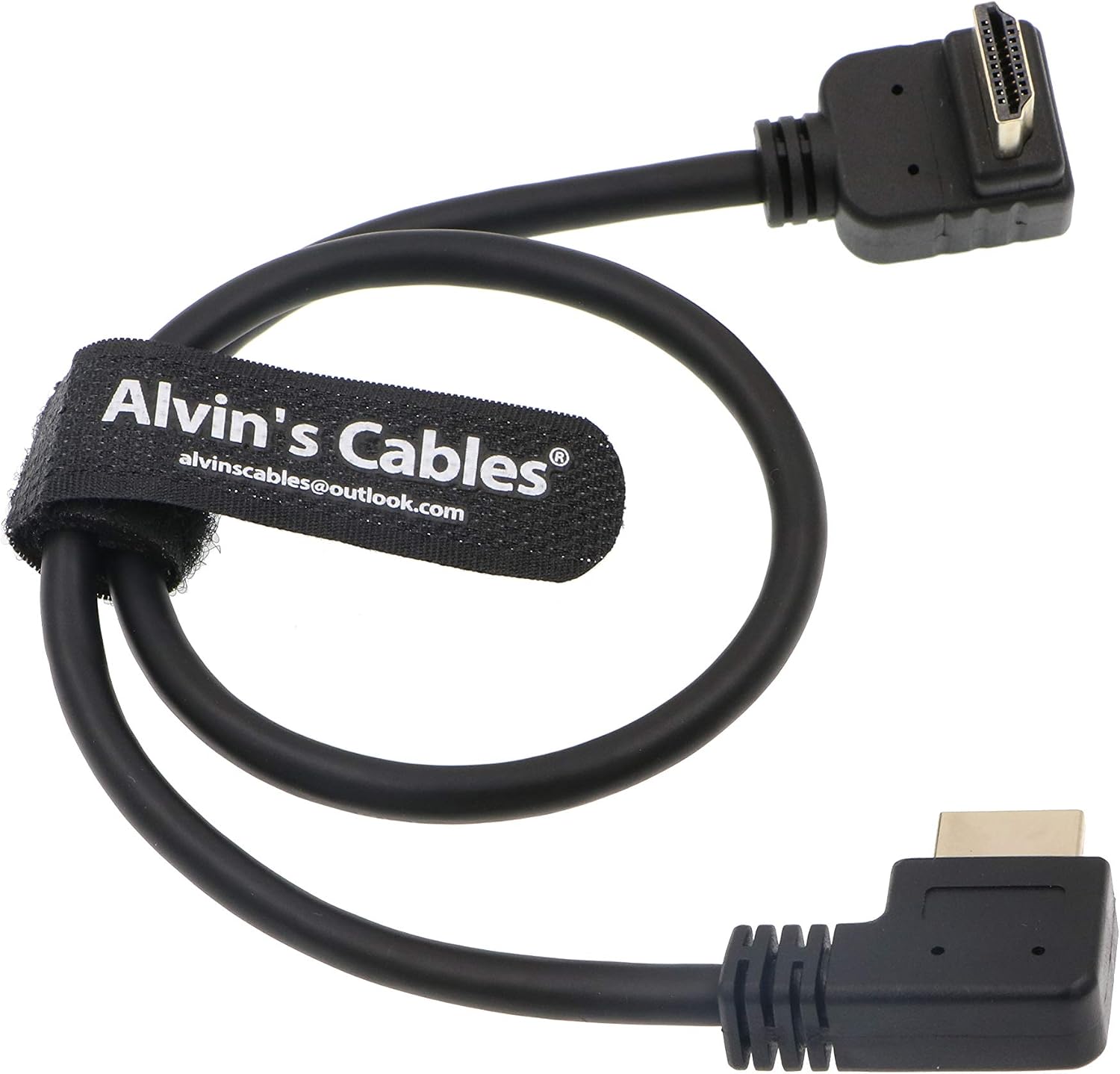 Alvin's Cables Z CAM E2 L Shape 2.0 HDMI Cable for Atomos Shinobi Ninja V Monitor Portkeys BM5 Monitor 90 Degrees up to Right Angle Down 45CM - Image 4