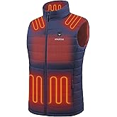 Venustas Men's Heated Vest with Battery, Lightweight Quilted Vest for Men