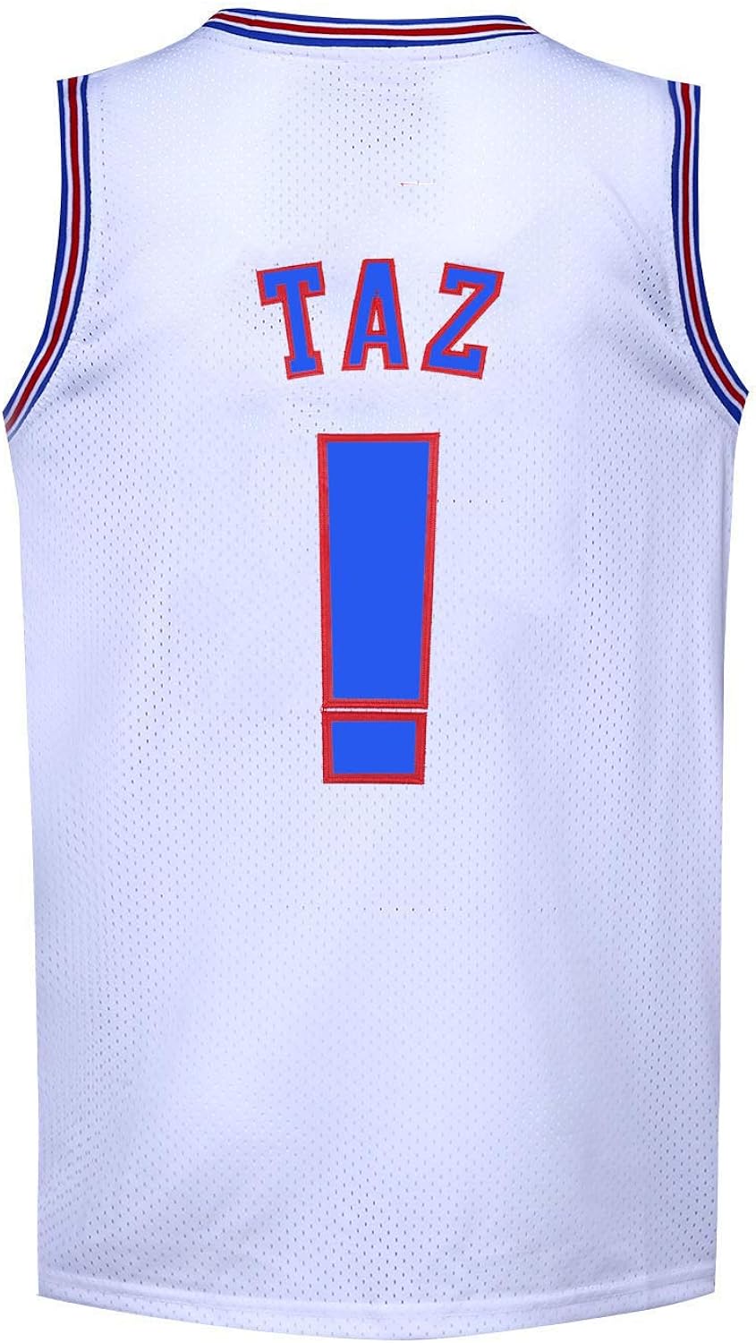 Mens Basketball Jersey TAZ Moive Space Jam Sports Shirts Sports
