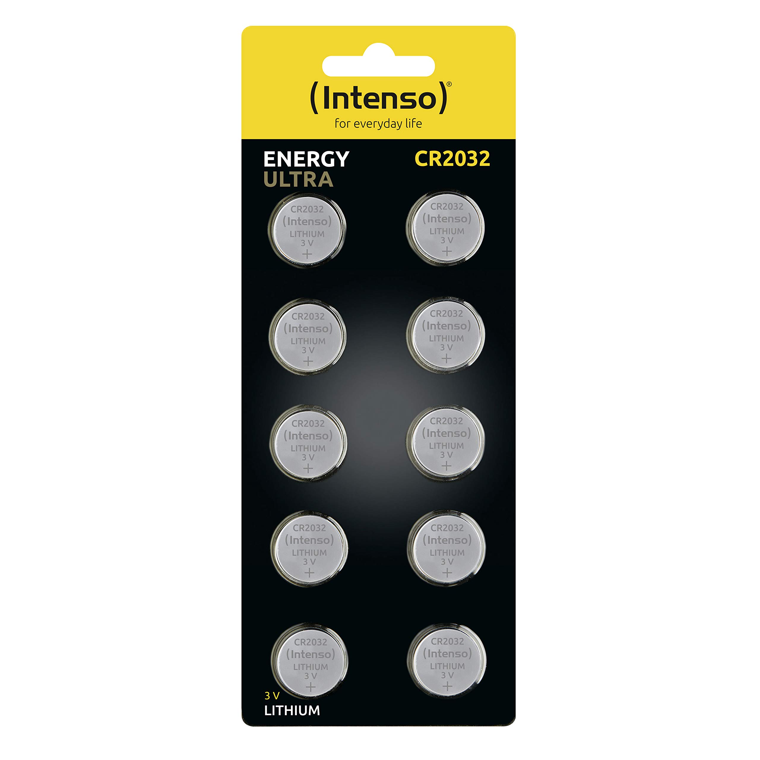 Intenso Energy Ultra Lithium Knopfzelle CR2032 10er Blister 4