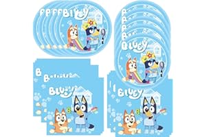 OWNPET Grehge 40pcs blueys Birthday Party Supplies, blueys Theme Picea Glauca Conica | Pot Grown Christmas Tree | Compact Dwarf Evergreen Conifer,hejfks-a6