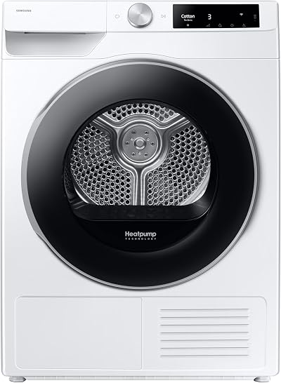 Samsung Series 7 DV90T6240LE S1 Heat Pump Tumble Dryer 9kg OptimalDry White