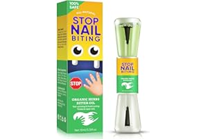 Topkech Nail Biting Treatment for Kids,Anti Bad Habits-Sucking Fingers,2 in 1 Natural-Plant-Extract Get with Bitter Taste,Safe & Effective