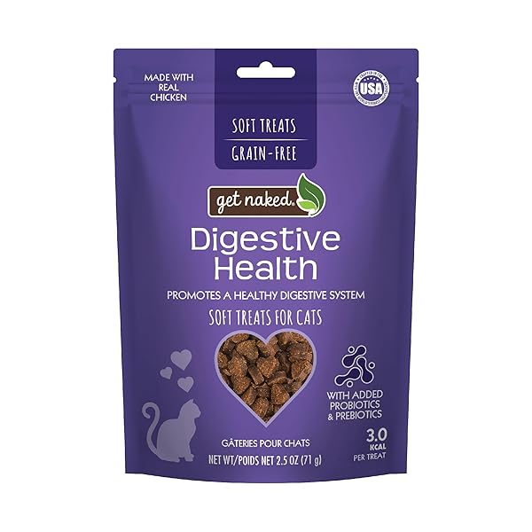 GET NAKED 1 POUCH FURBALL RELIEF SOFT TREATS...