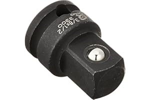 Sunex 3300 3/8-Inch Female by 1/2-Inch Male Socket Adapter with Friction Ball Drive