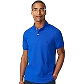 Nautica Mens Classic Fit Short Sleeve Solid Soft Cotton Polo Shirt