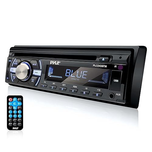 Pyle Boat Bluetooth Marine Stereo Receiver Marine Head Unit Din