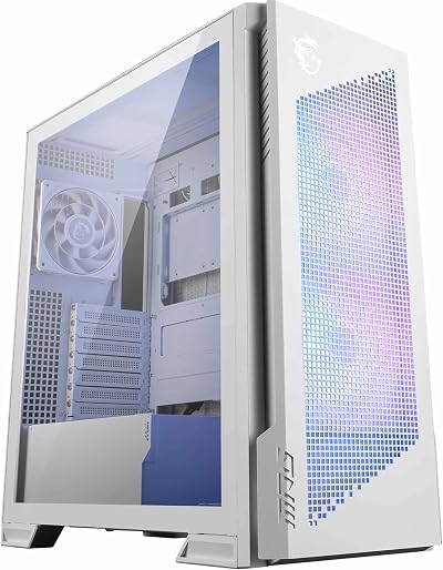 MSI MPG Velox 300R Airflow PZ White Mid-Tower Case 360mm Radiator Support