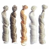 5pcs/lot,15x100cm Curly Heat Resistant Doll Hair