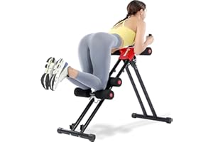 GUUG Ab Machine Ab Trainer Machine : Adjustable Ab Machine for Stomach Workout at Home Gym Ab Workout Foldable Core Strength Training Equipment Home Gym System